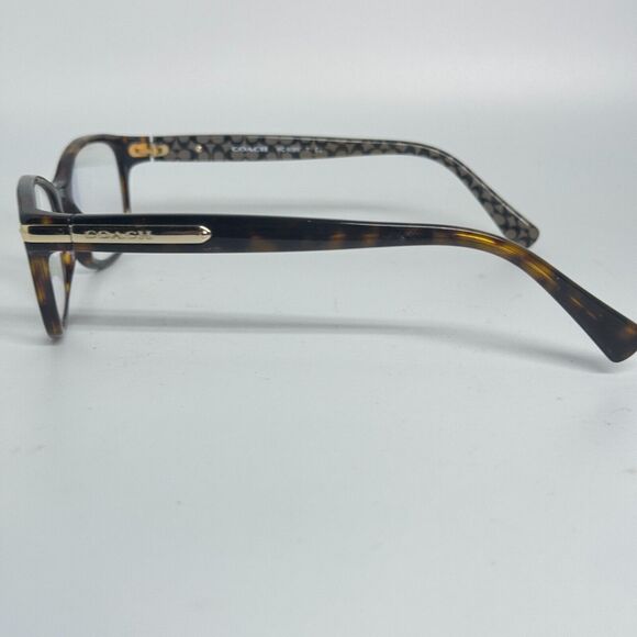 COACH HC6065 5291 Dark Tortoise Rectangle Women's 51 mm Eyeglasses H15935 - Picture 3 of 8